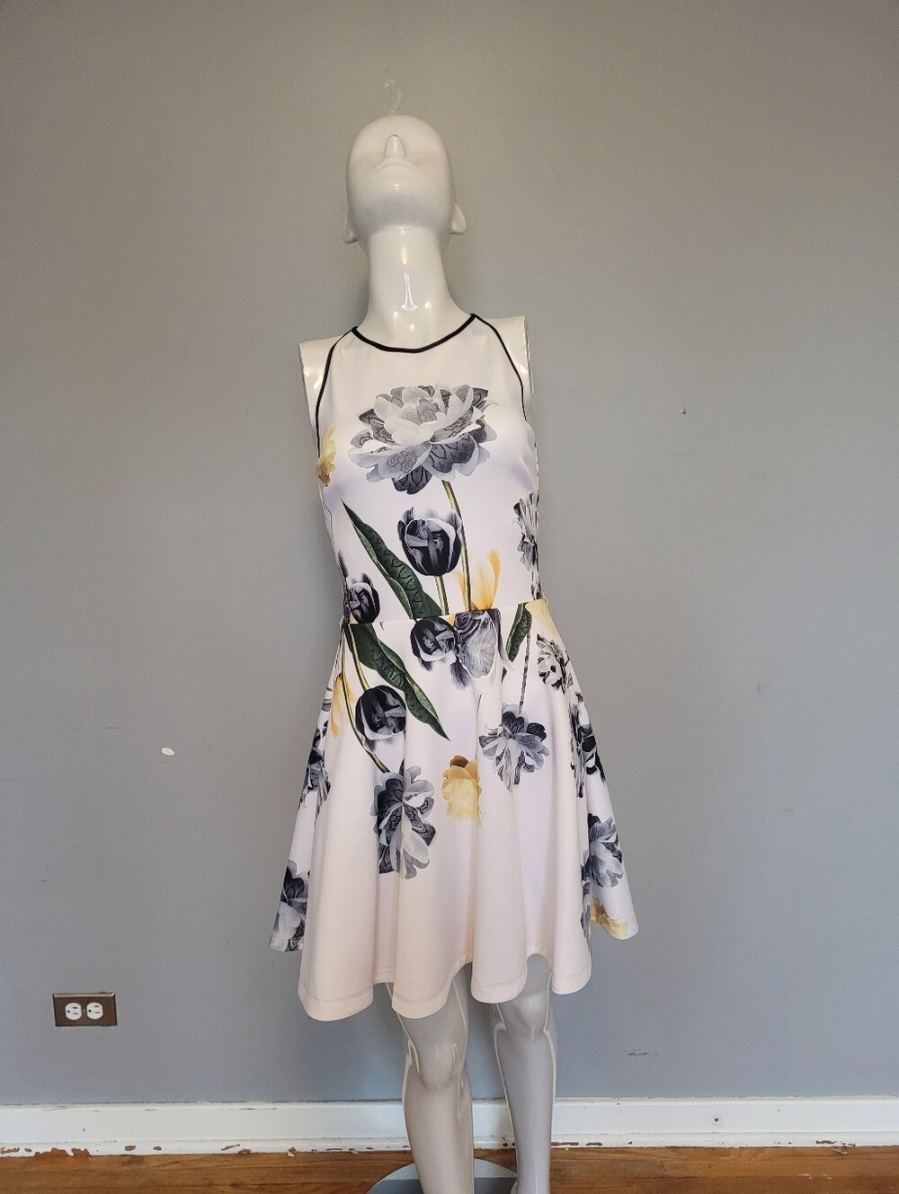 Ted Baker Symone Mini Skater Dress, VGUC, Size 2 - Picture 2 of 8